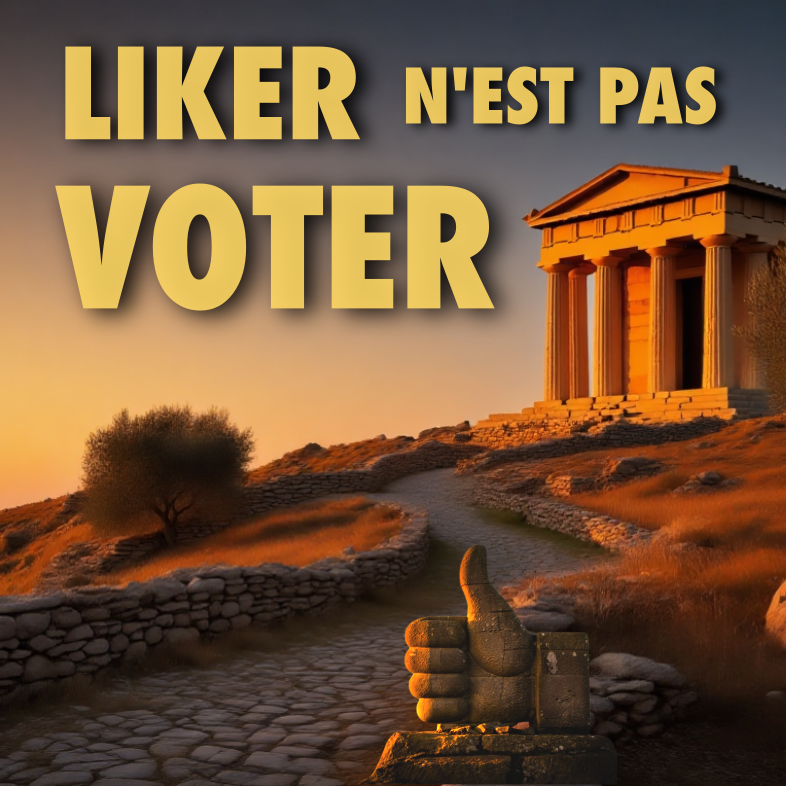 Liker n’est pas voter 🗳️ : 4 piliers pour un numérique (vraiment) démocratique !